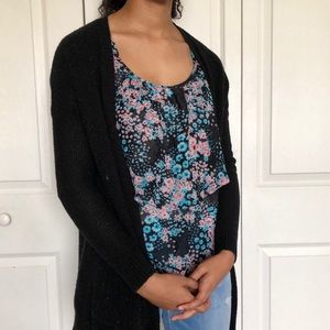 Flowy floral shirt